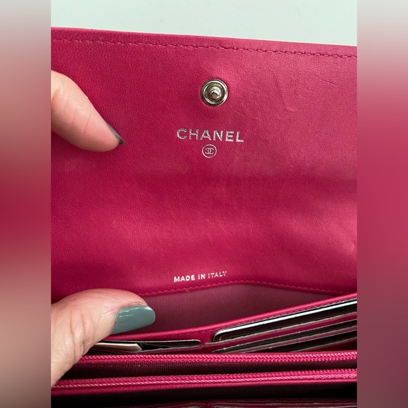Authentic Chanel pink long wallet - Picture 5 of 13